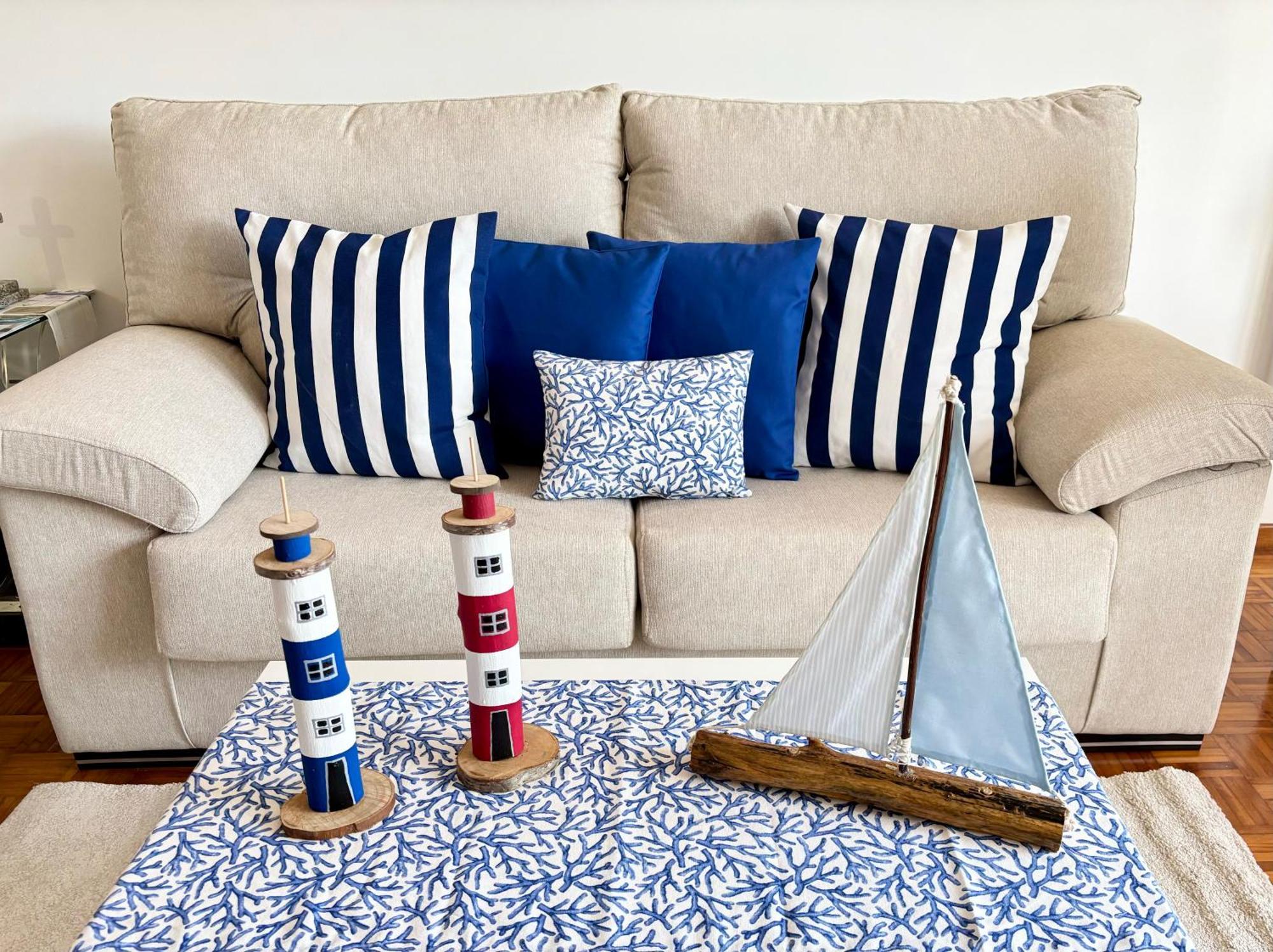 Apartamento con vistas al mar en Primera Línea. Muros Exterior foto
